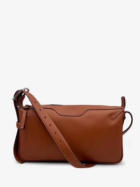 Bonastre S Rider contrast-stitch shoulder bag