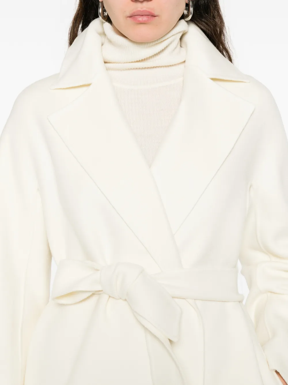 Max Mara Jas met ceintuur Beige