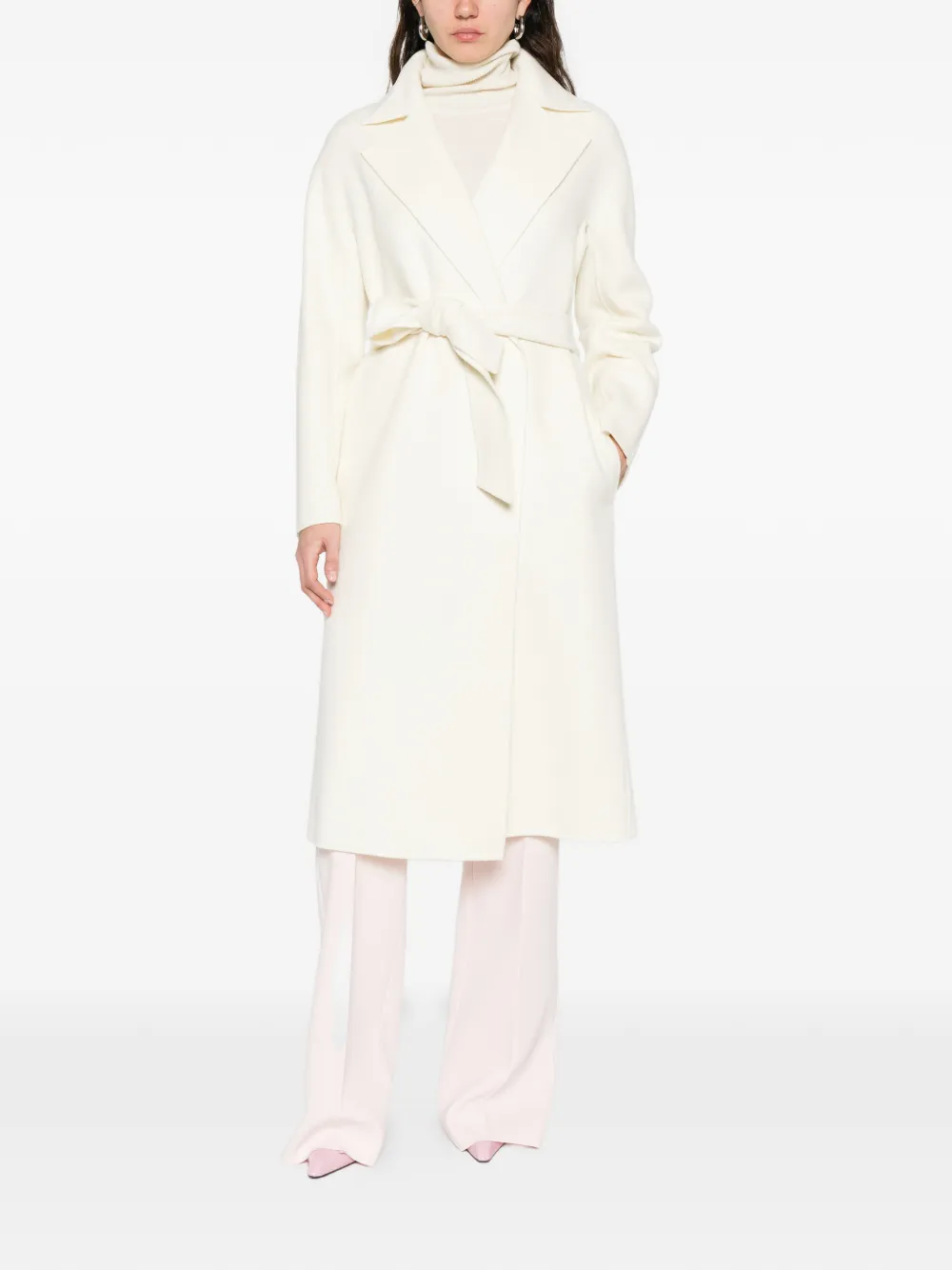 Max Mara Jas met ceintuur Beige