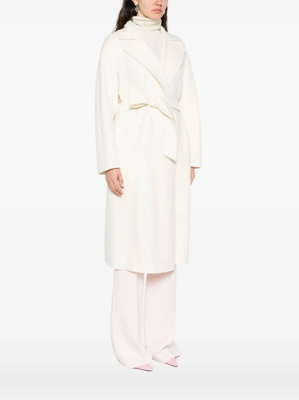 Max Mara Jas met ceintuur Beige