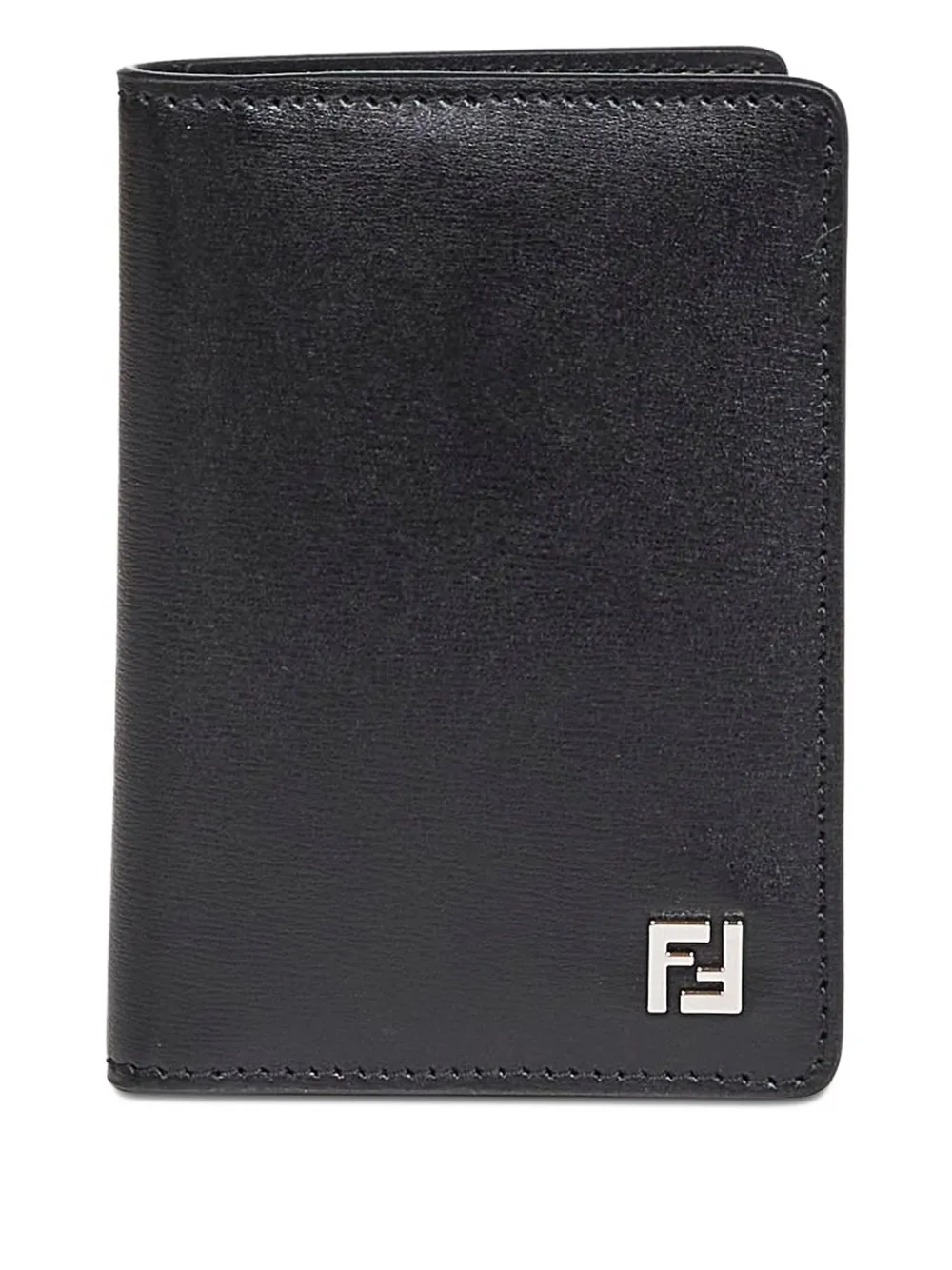 FENDI squared FF-detail bifold wallet - Nero