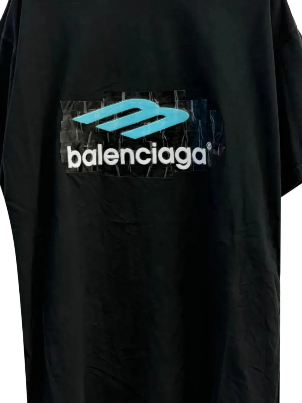 Balenciaga logo-detail T-shirt Bruin
