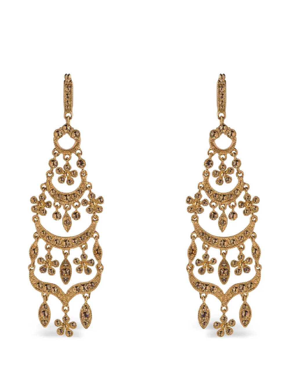 Monet Pre-Owned Monet Chandelier cascading earrings - Oro