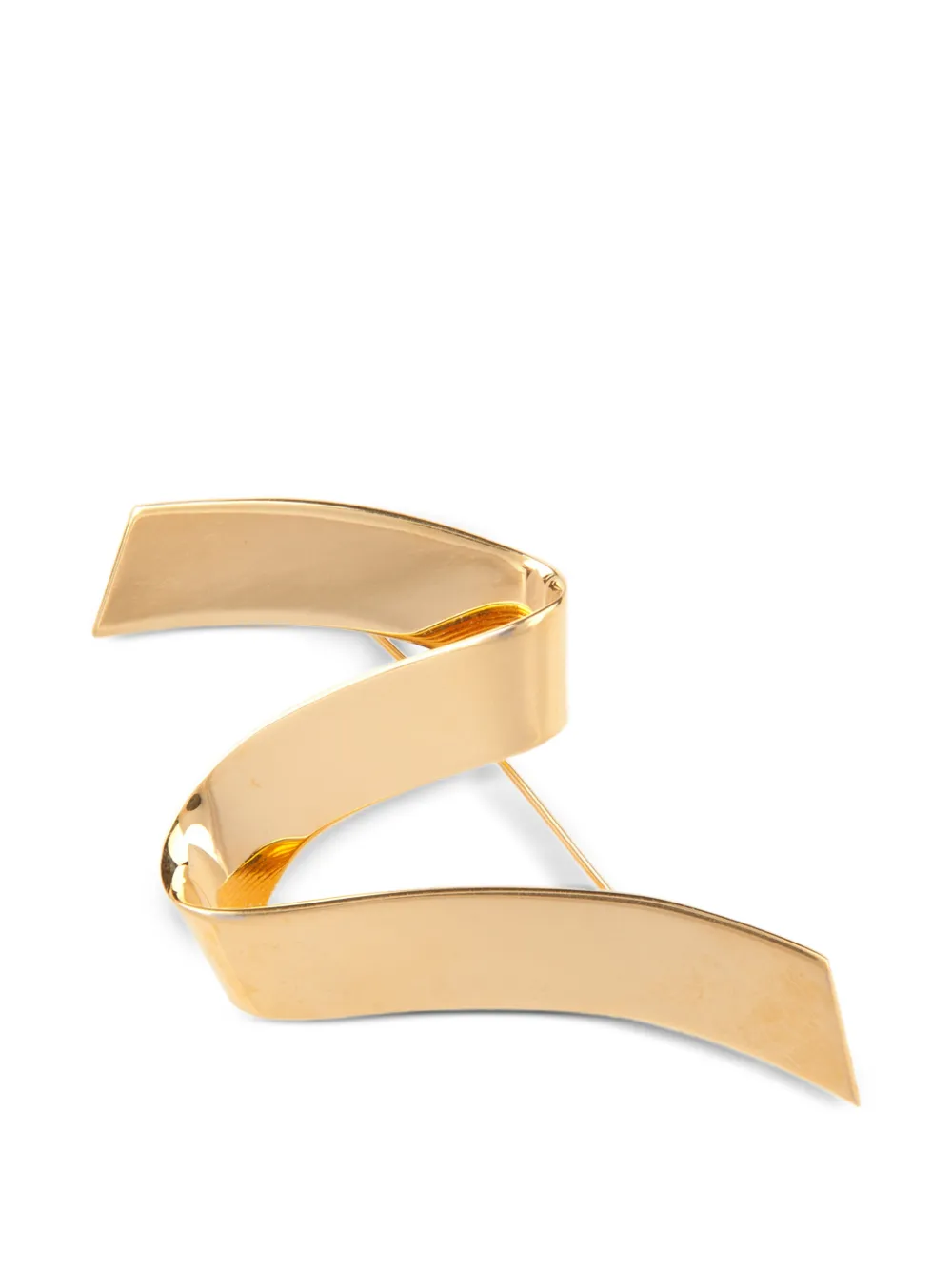 Monet Pre-Owned zigzag brooch - Oro