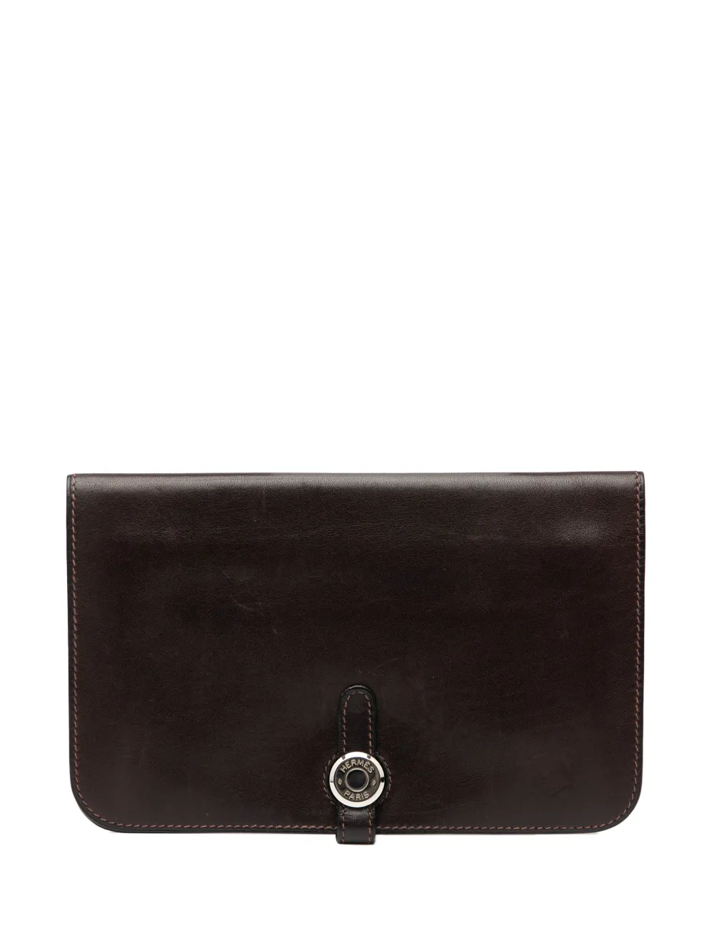 Hermès Pre-Owned 2000 Swift Dogon Duo Wallet GM long wallets - Marrone