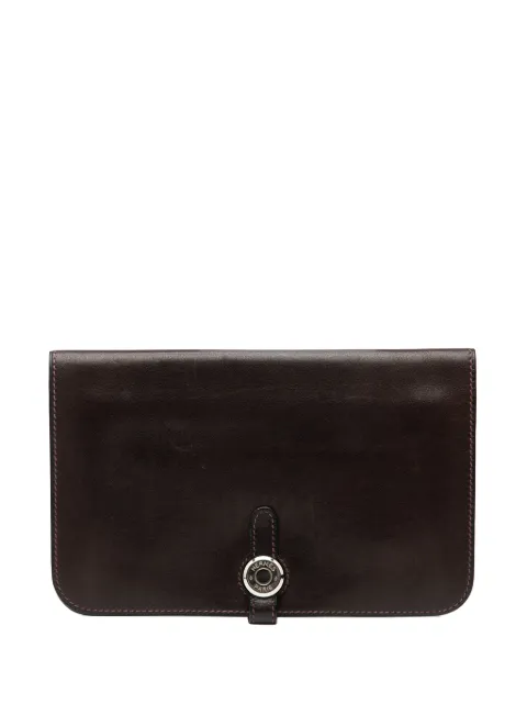 Hermès Pre-Owned Swift Dogon Duo Wallet GM 长款钱包（2000年典藏款）