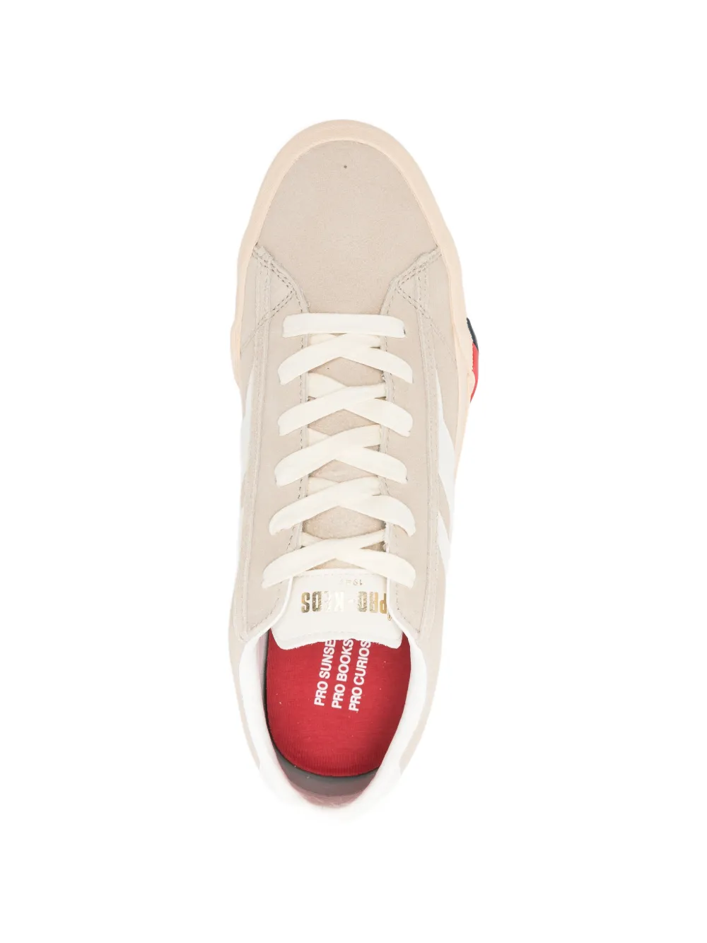 Pro-Keds Gestreepte sneakers Beige