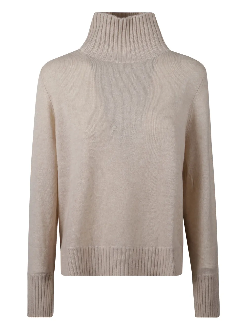 Allude turtleneck long-sleeve sweater - Toni neutri