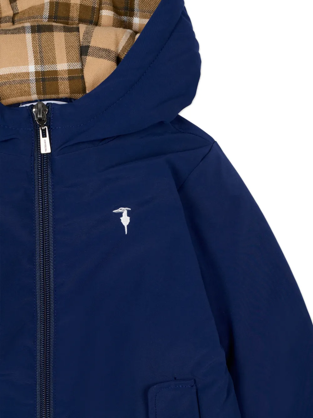  Trussardi Junior Hooded Jacket - Blue 