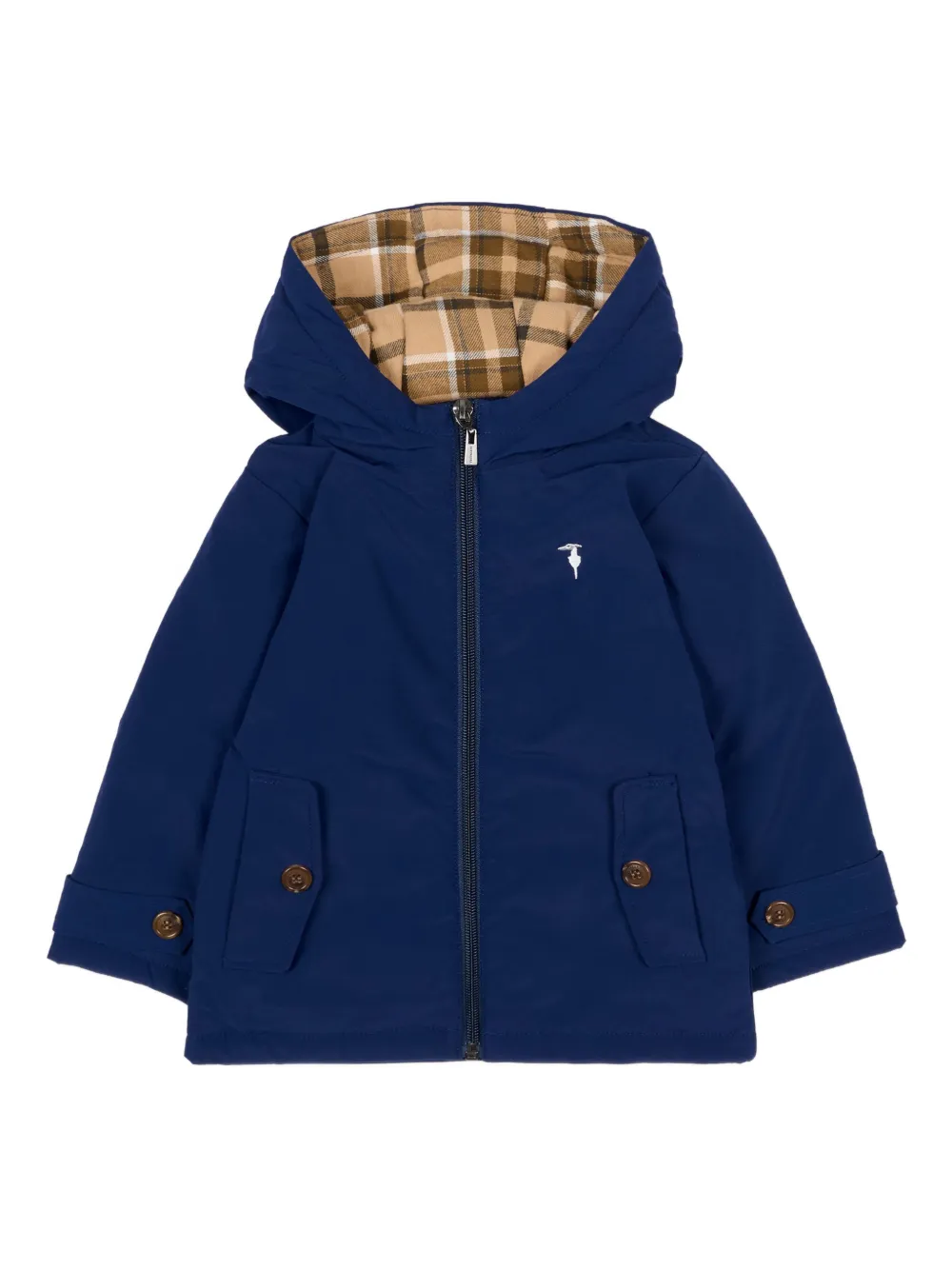 TRUSSARDI JUNIOR hooded jacket - Blu