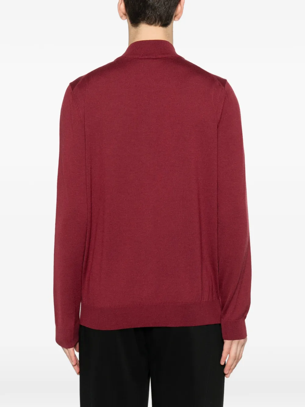 BOSS Effen vest Rood