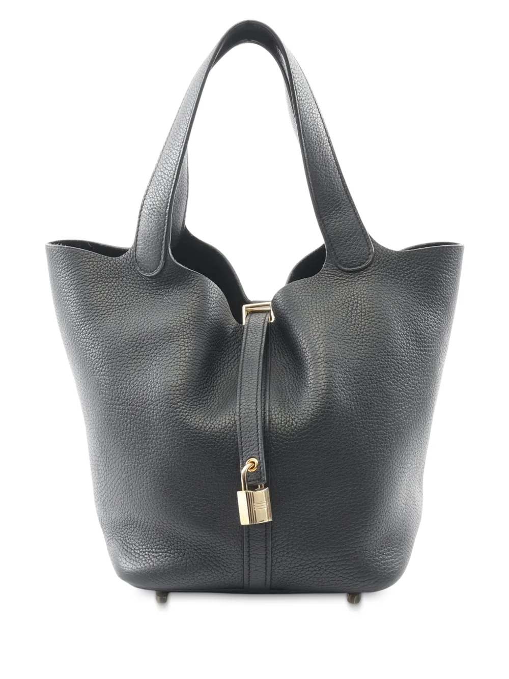 Hermès Pre-Owned 2022 Clemence Picotin Lock 22 handbag - Nero