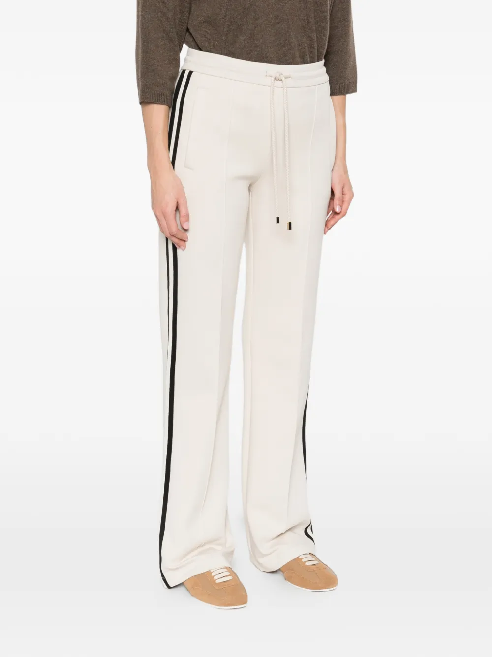  's Max Mara Side Stripe Trousers - Neutrals 