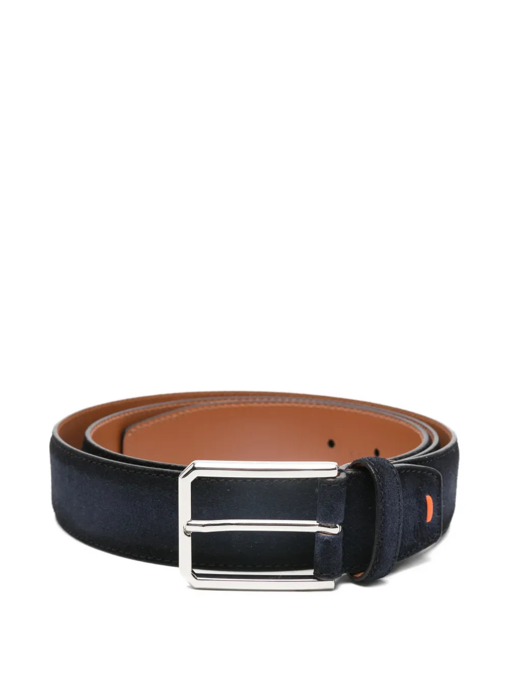 Santoni Gürtel aus Wildleder - Blau