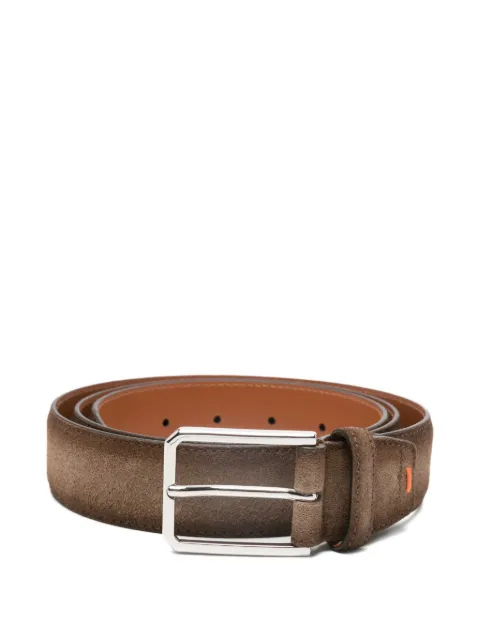 Santoni suede belt