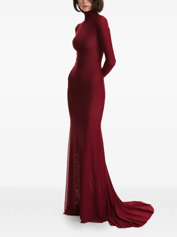 long sleeve turtleneck prom dress Long Sleeve Turtleneck Prom Dress Turtleneck Long Sleeve Maxi Dress From OhSoStyled At Sophia's Style Navy