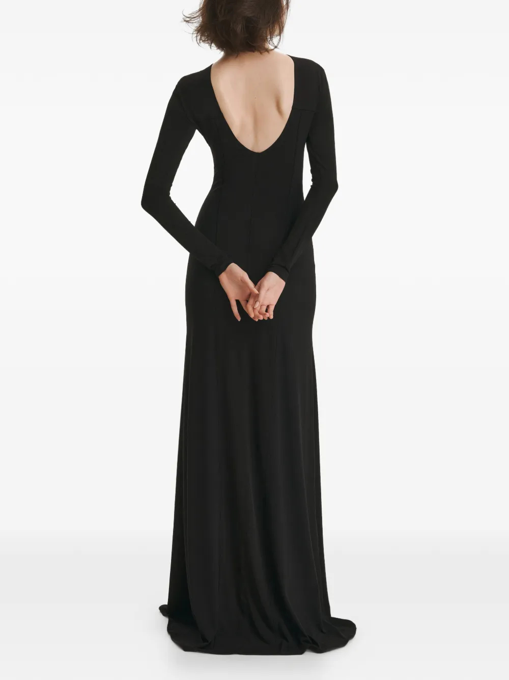  2310 Studio Long-sleeve Maxi Dress - Black 