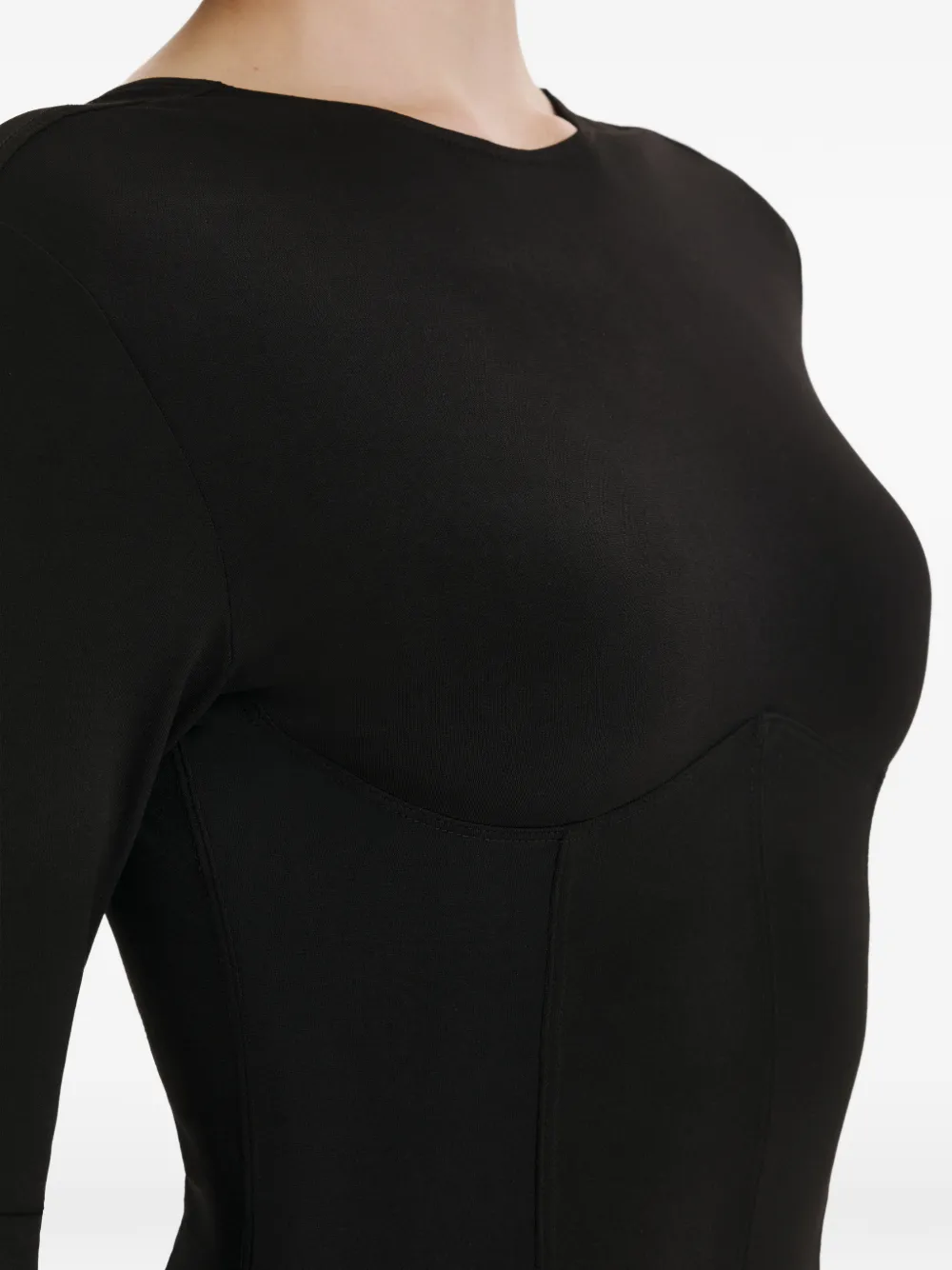  2310 Studio Long-sleeve Maxi Dress - Black 