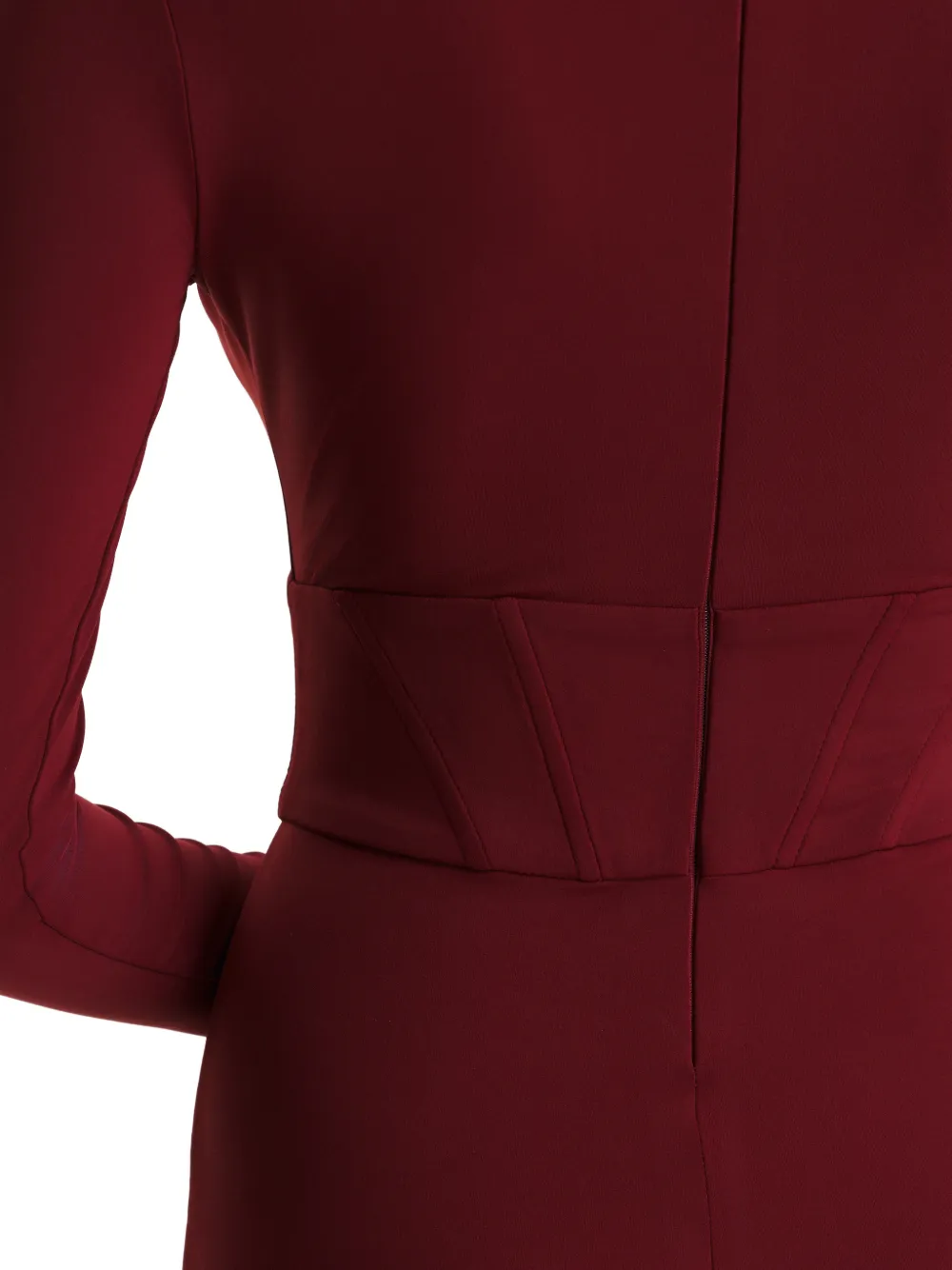 Long-Sleeves Corset Maxi Dress