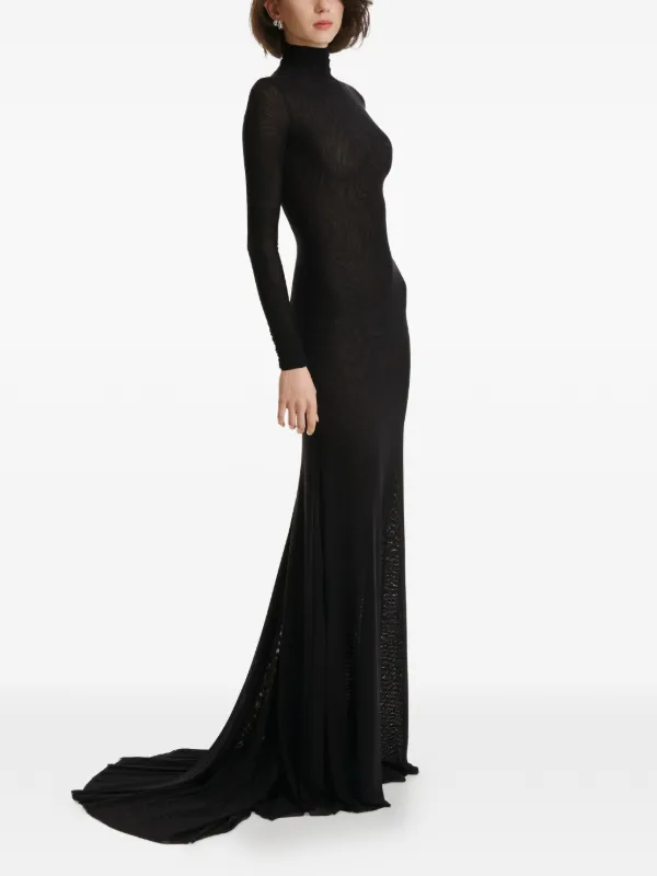 2310 Studio Turtleneck Maxi Dress - Black