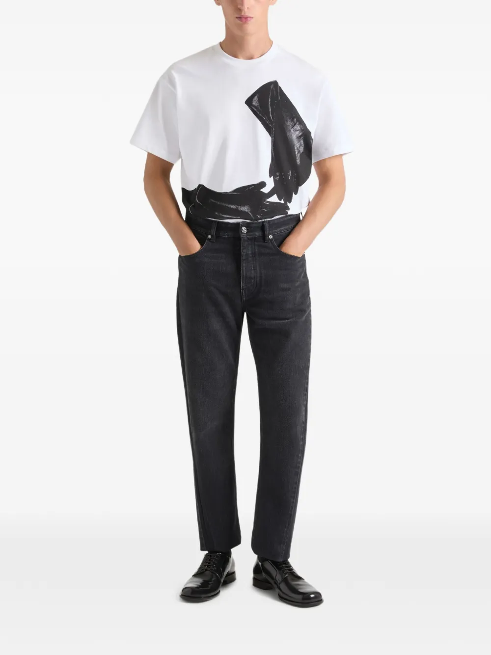 Givenchy straight-fit trousers - Zwart