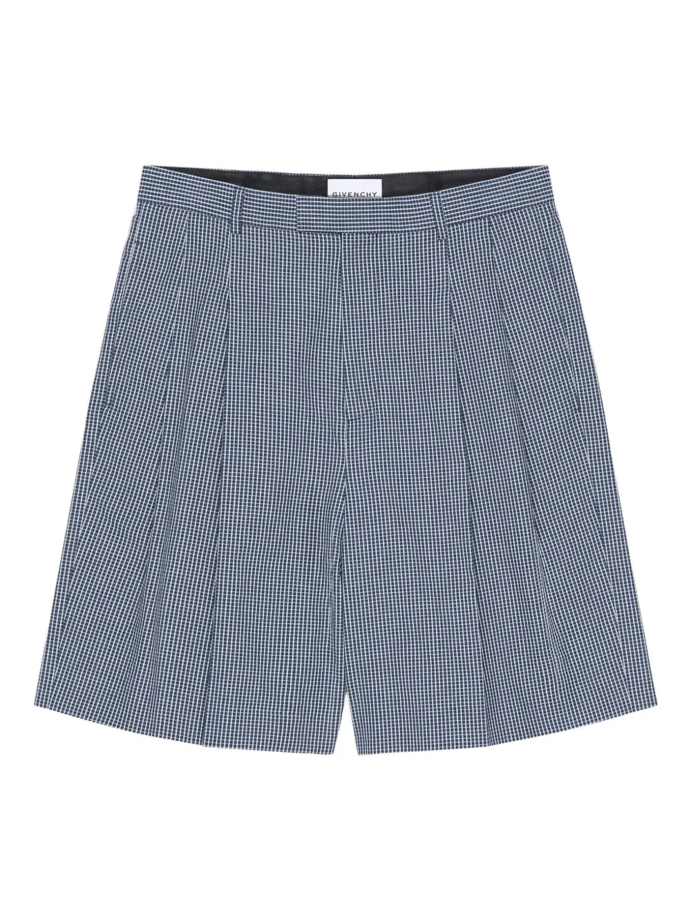 Givenchy check-pattern shorts - Blu