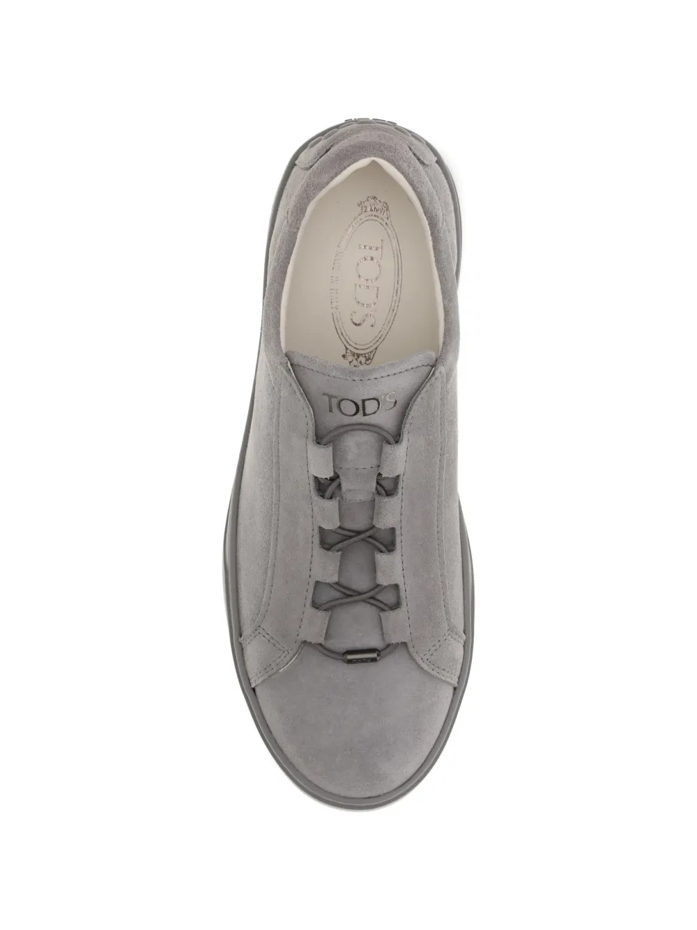Tod's elastic suede sneakers Grijs