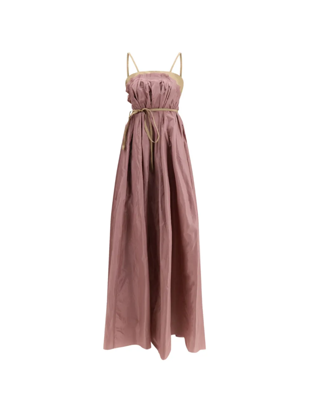 Di Stavnitser gathered tie-waist dress - Rosa
