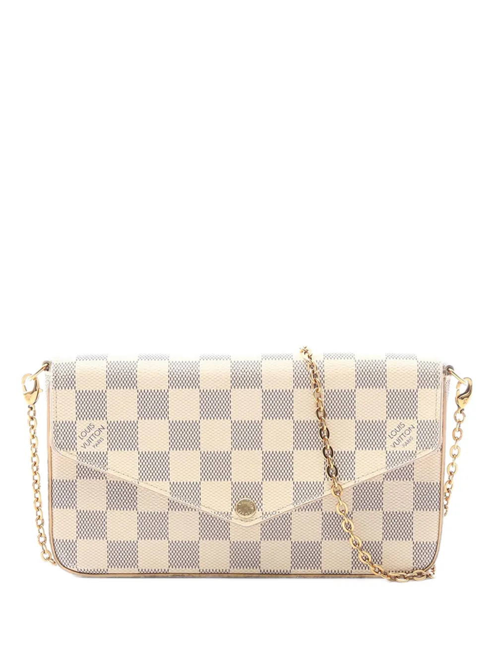 Louis Vuitton Pre-Owned 2018 Damier Azur Pochette Felicie crossbody bag - Bianco