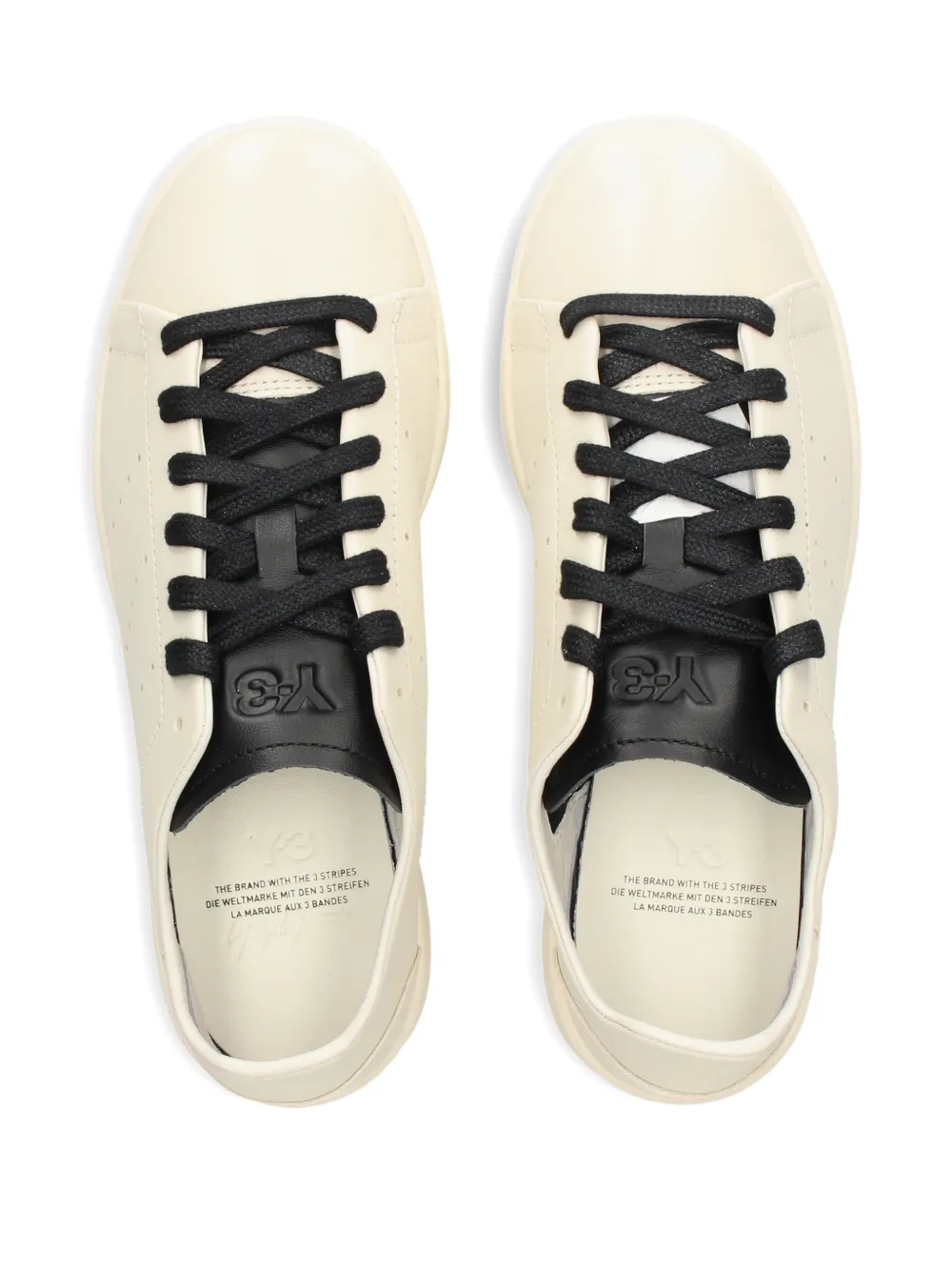 Y-3 Stan Smith lace-up sneakers Beige