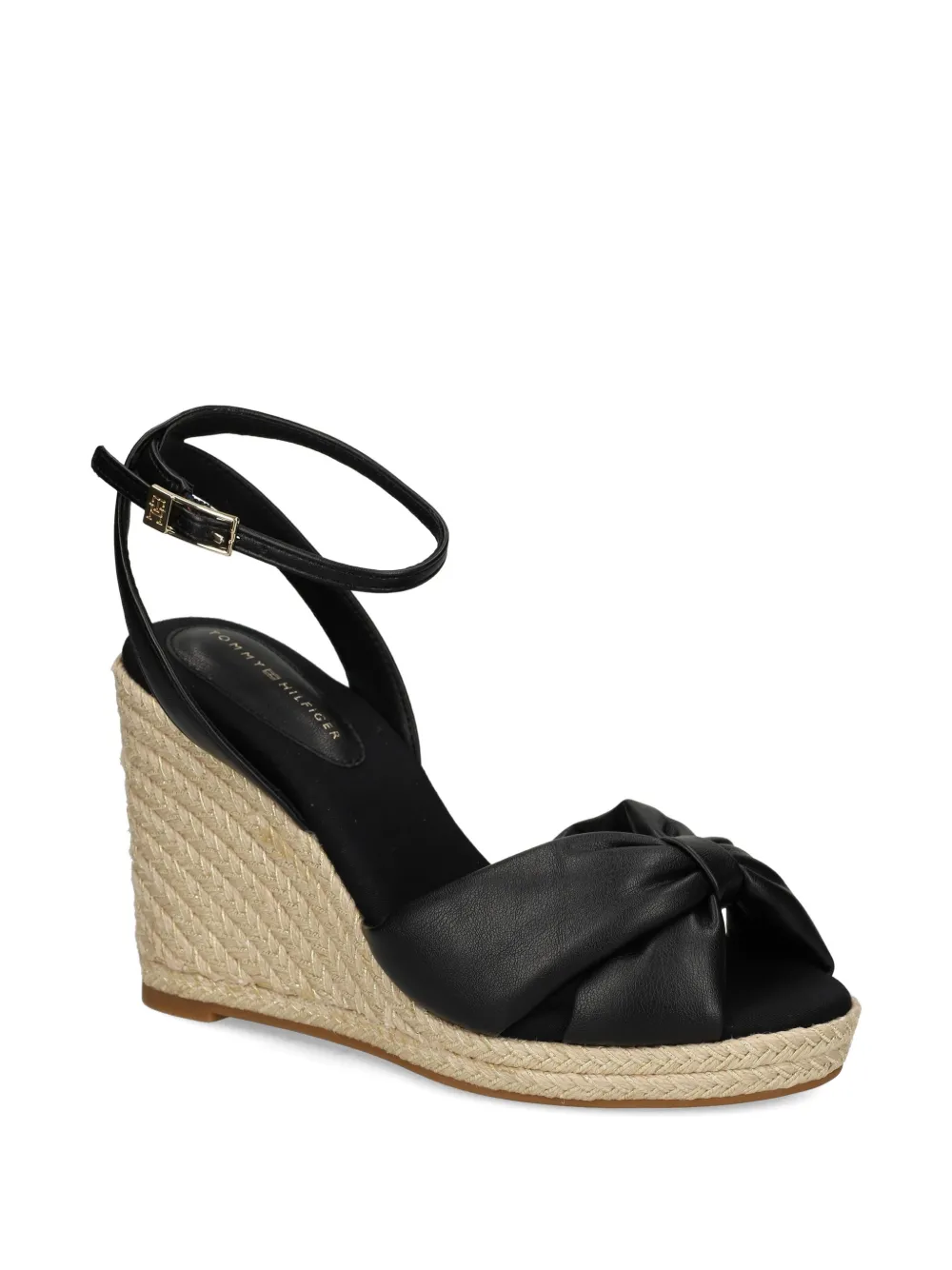 Tommy Hilfiger Sandalen met geknoopt detail Zwart