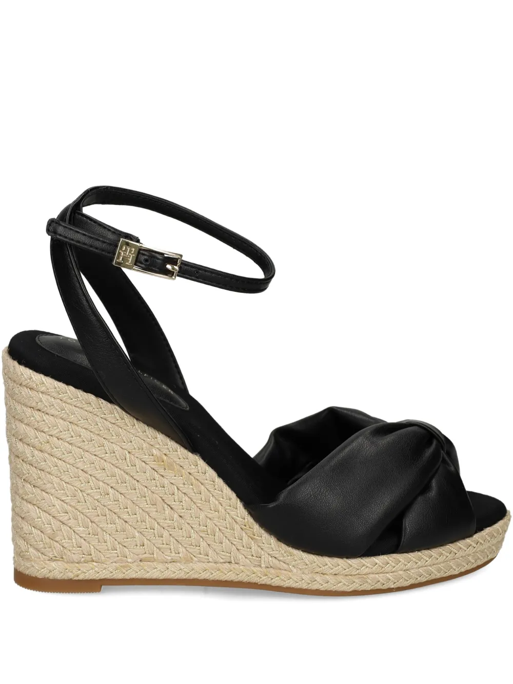 Tommy Hilfiger Sandalen met geknoopt detail Zwart