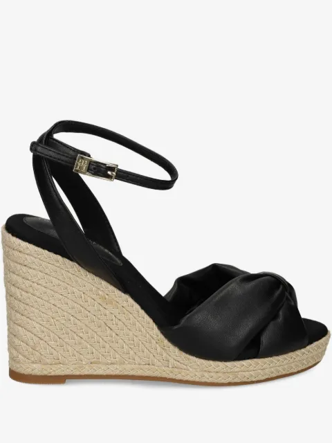 Tommy Hilfiger sandalias con cuña y detalle de nudo