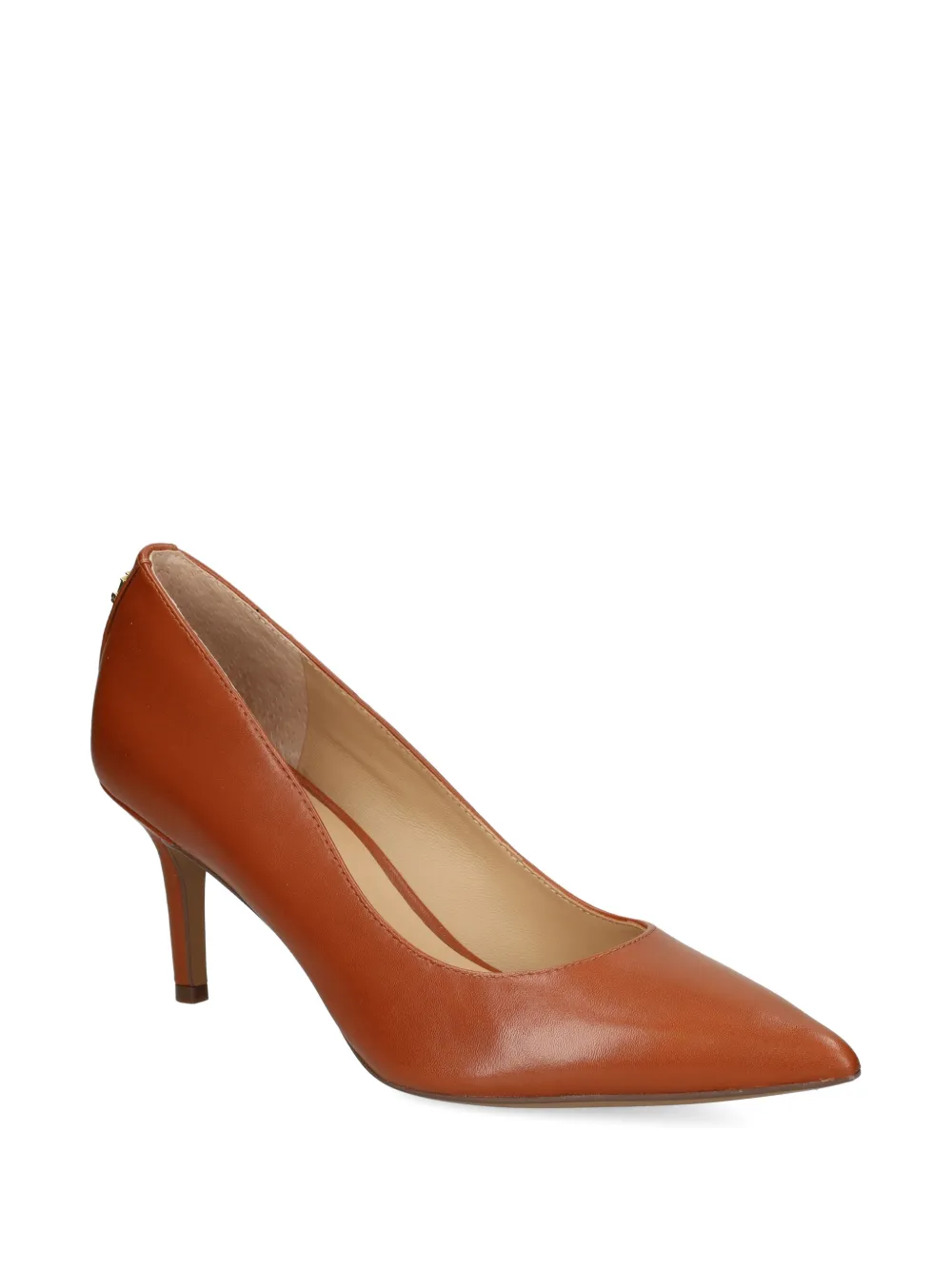 Lauren Ralph Lauren Lanette leren pumps Bruin
