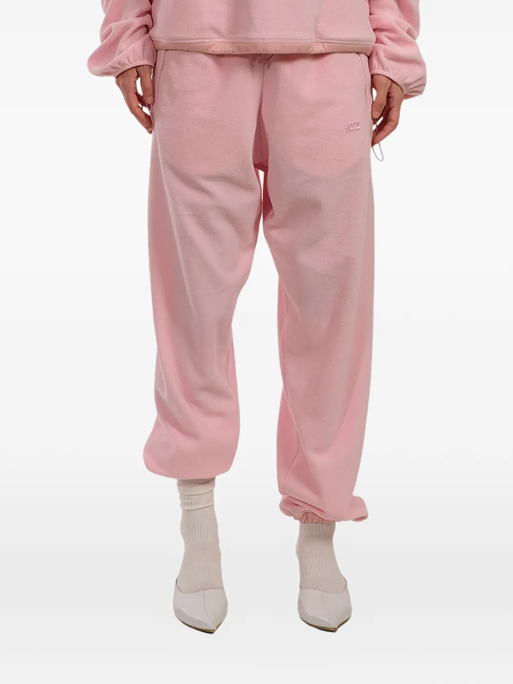 Natasha Zinko logo-embroidered track pants - Rosa