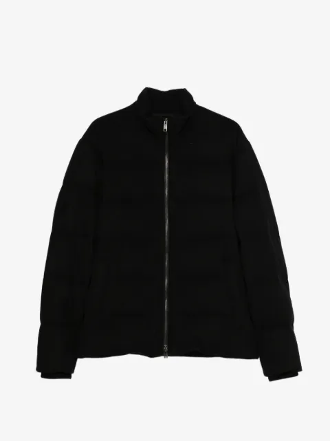 Zegna zip-up quilted jacket