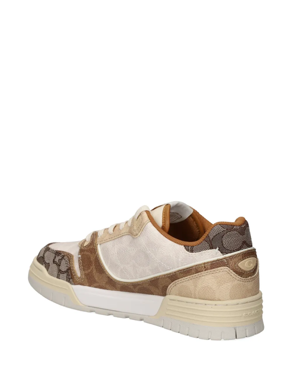 Coach panelled sneakers Beige