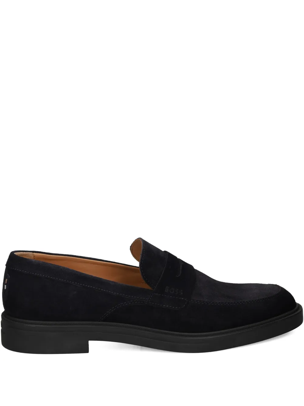 BOSS penny-strap loafers - Blu