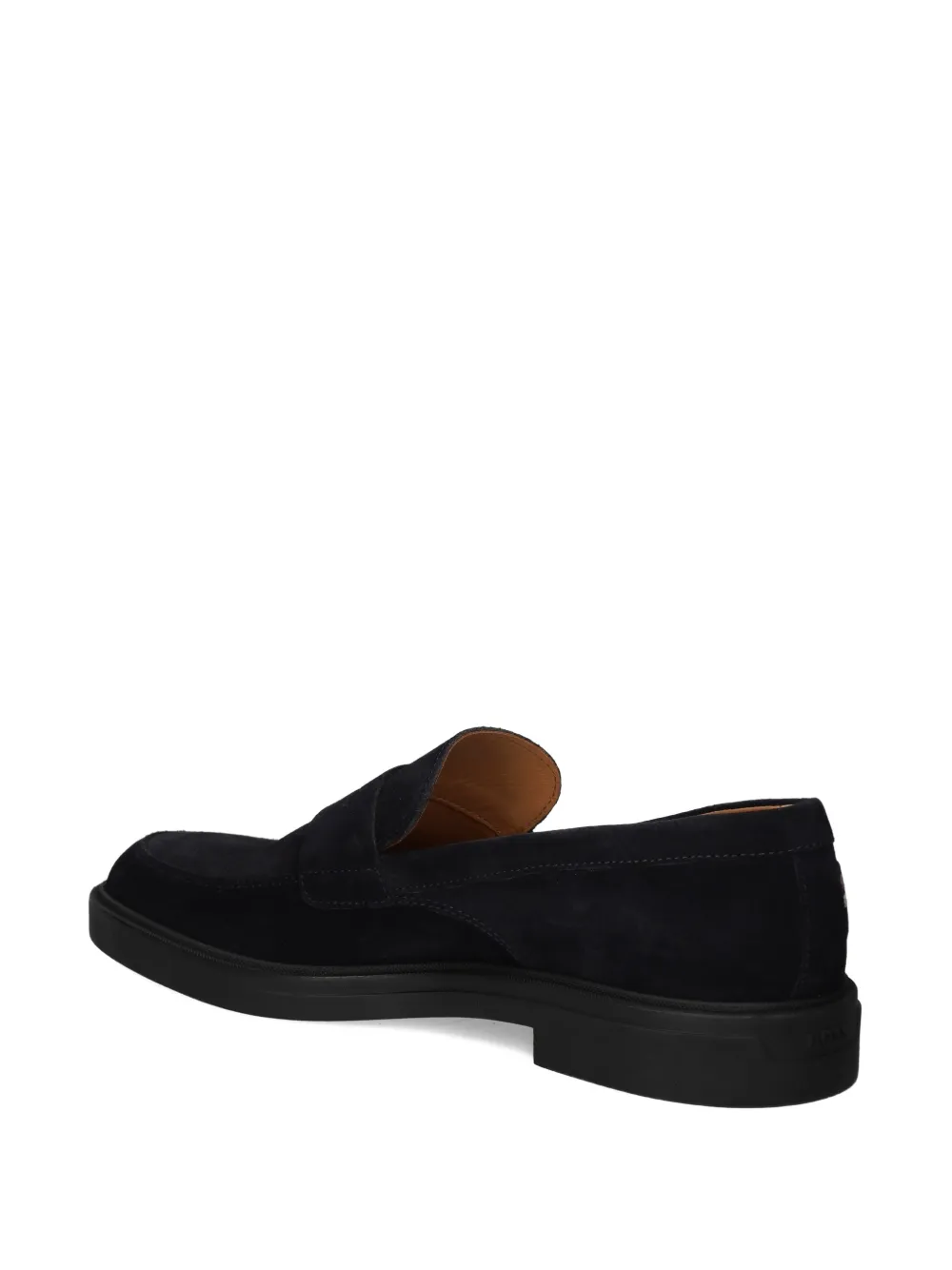 BOSS penny-strap loafers Blauw