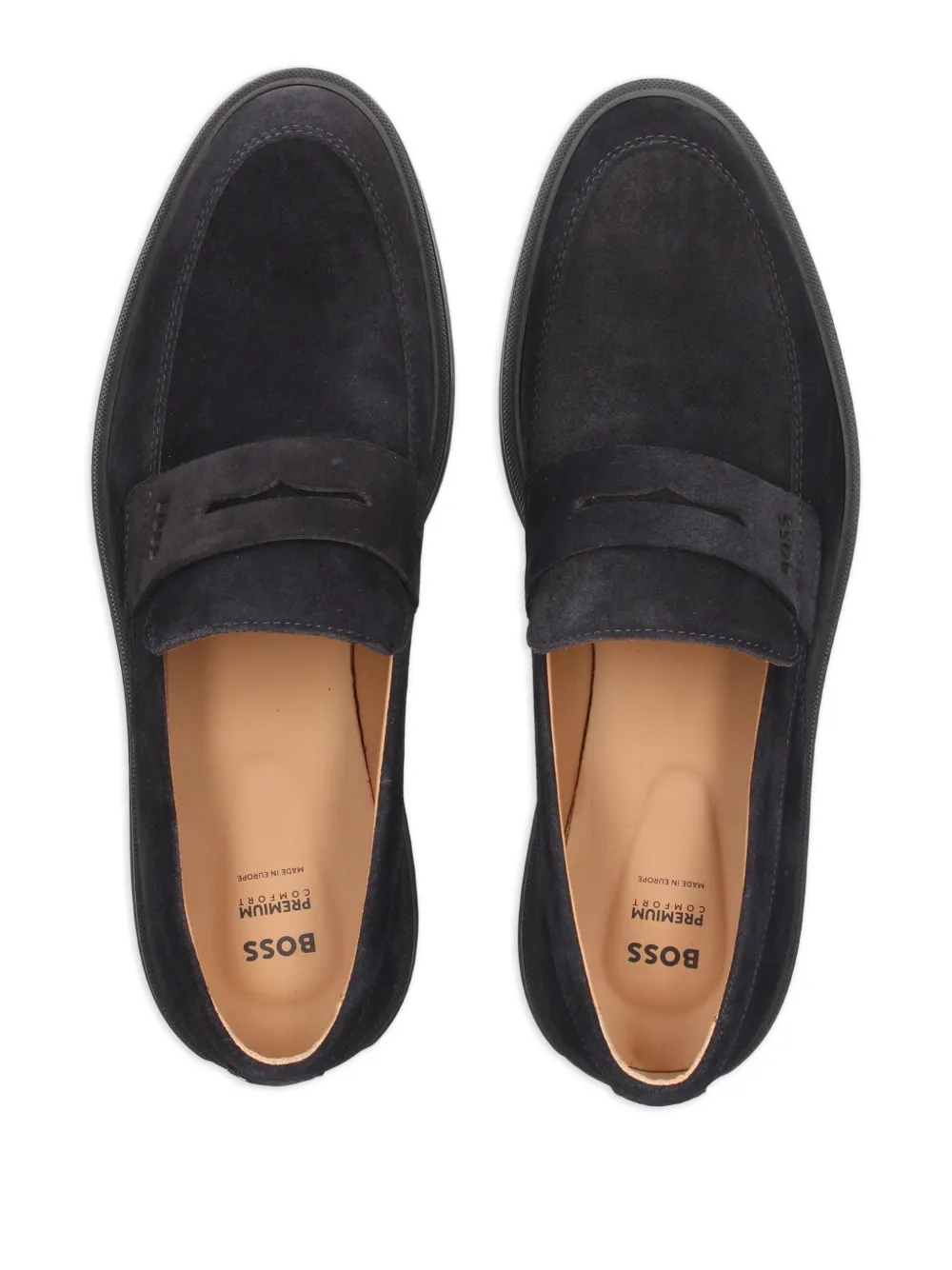 BOSS Penny loafers Blauw
