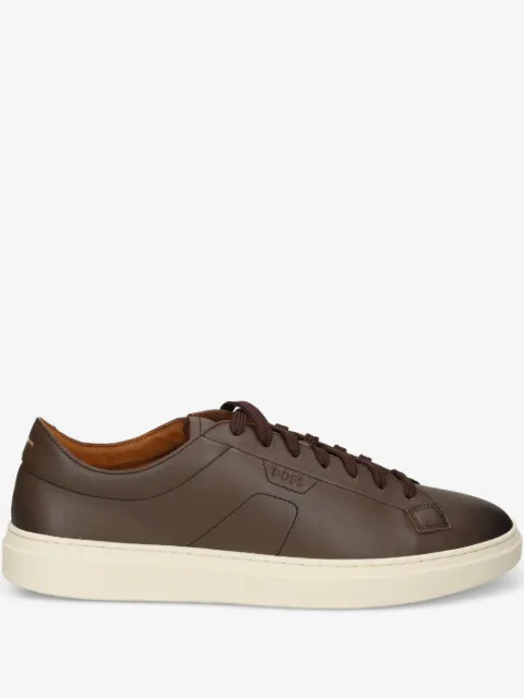 BOSS Sneakers aus Leder mit Logo-Prägung