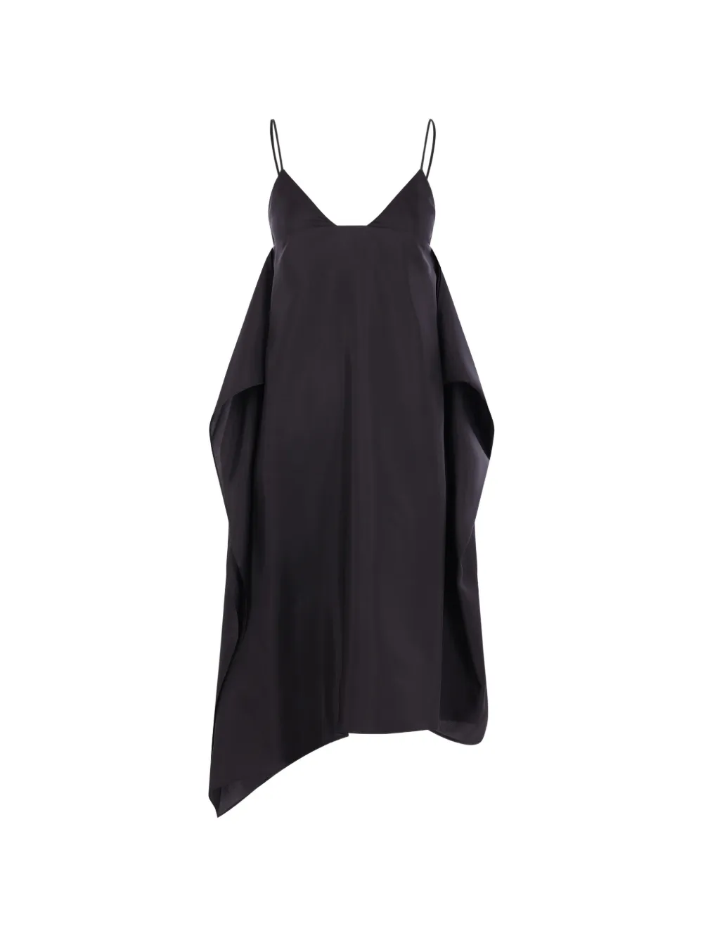 Ter Et Bantine sweetheart asymmetric silk dress - Black