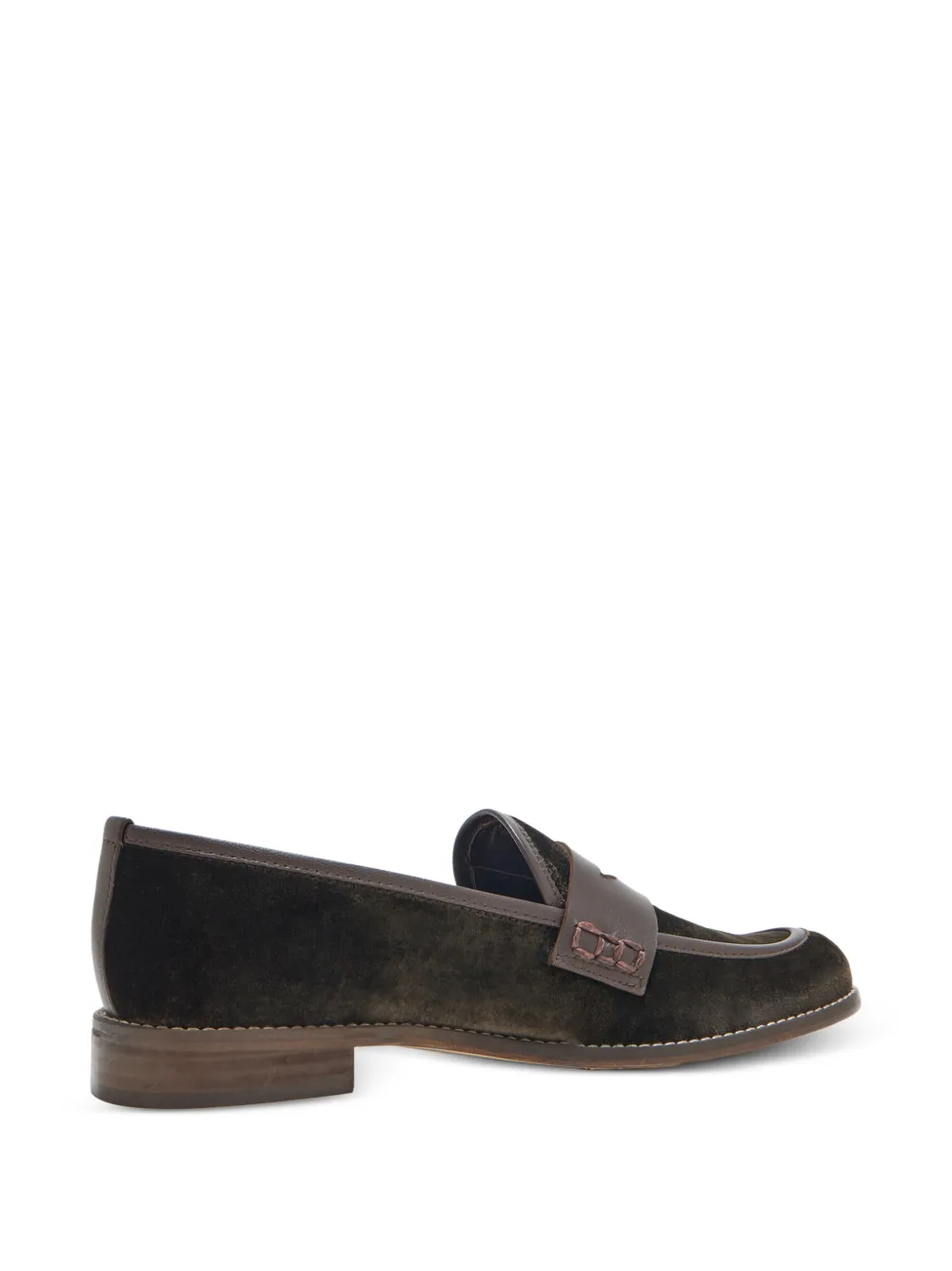 Andrea Gomez Camila loafers met uitgesneden details Zwart