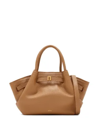JW Pei Hana Handle Pebbled Tote Bag | Brown | FARFETCH RO