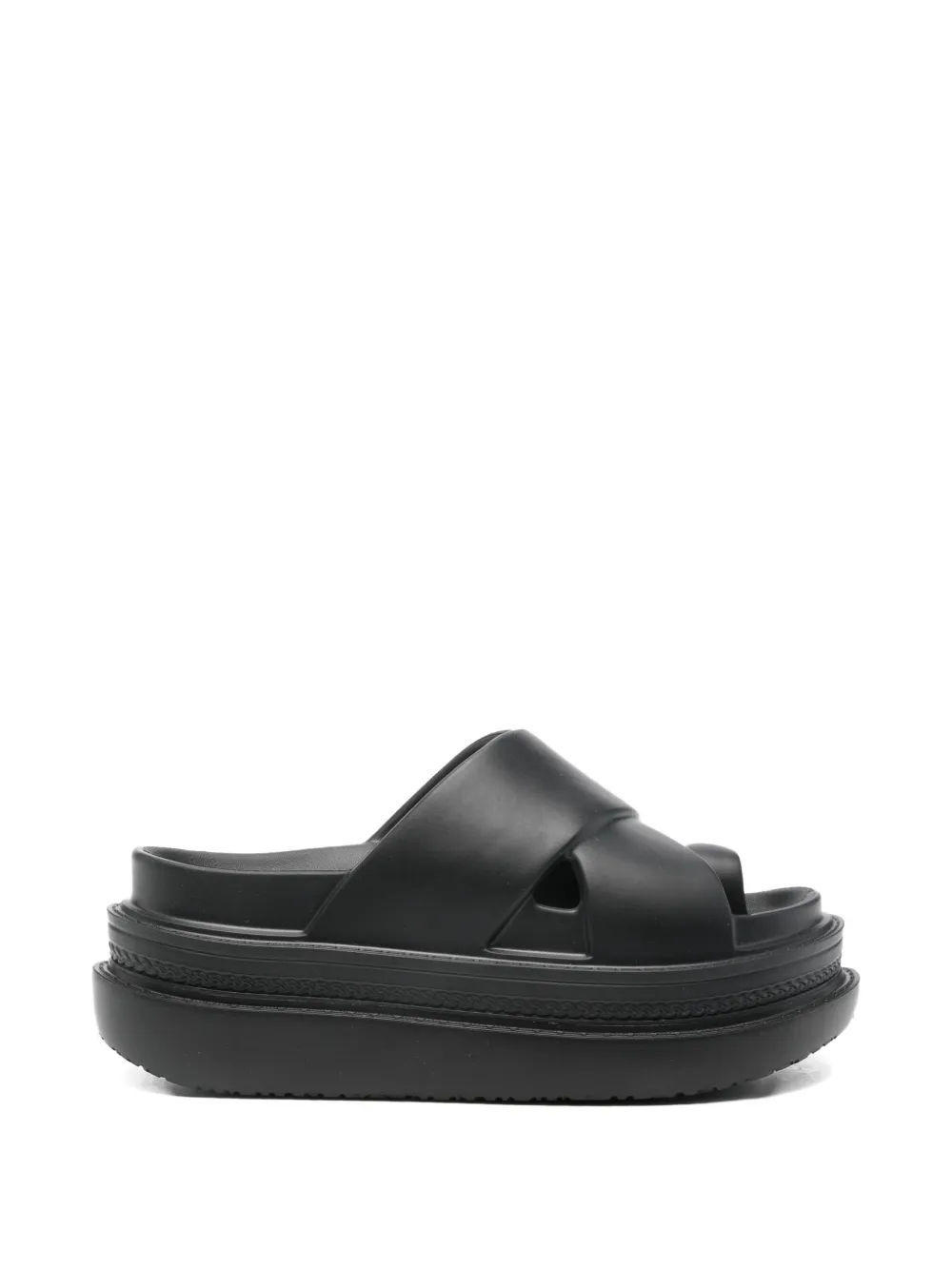 Sacai Sandalen met plateauzool Zwart