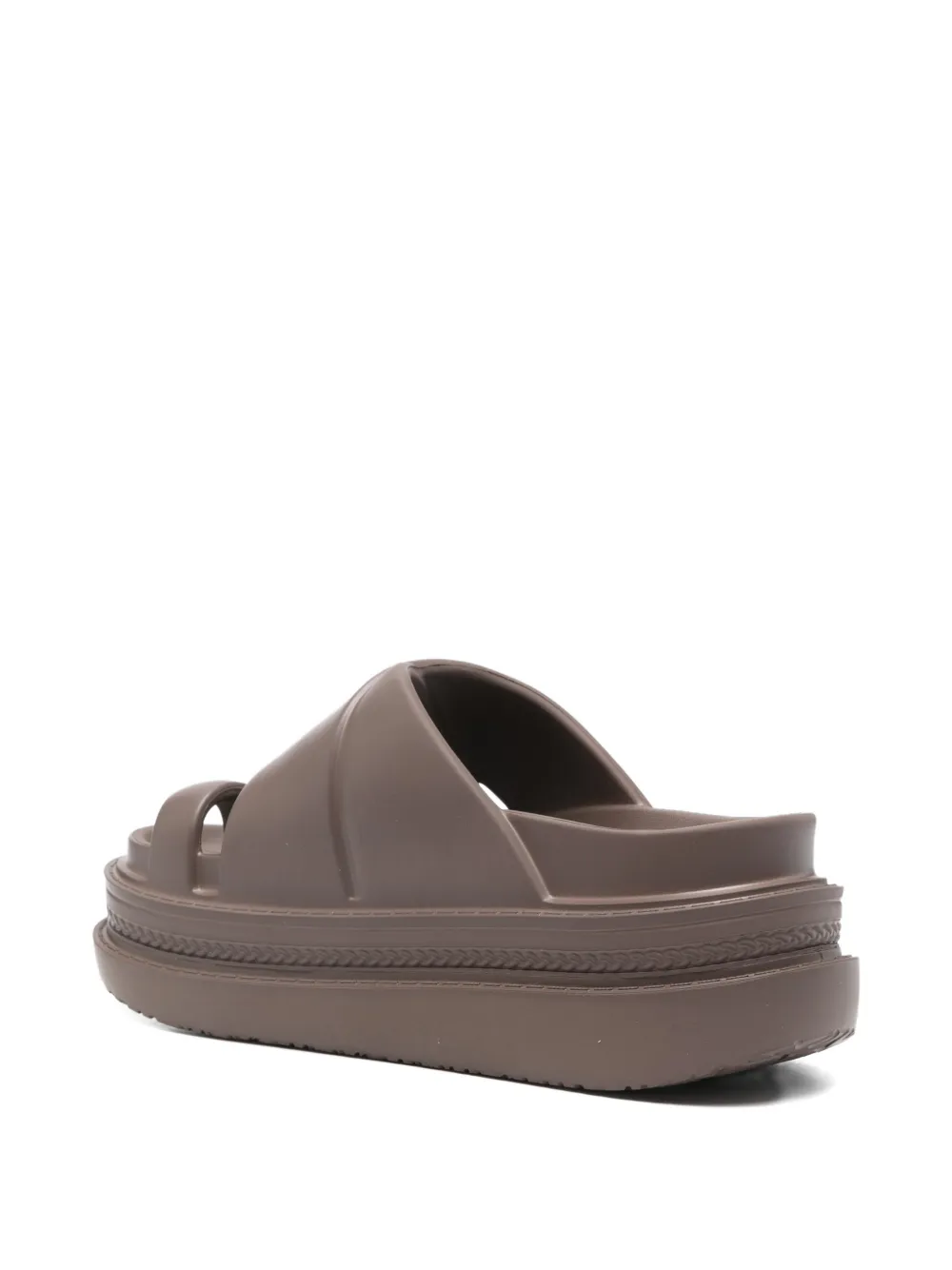 sacai Sandalen met gekruiste bandjes Bruin