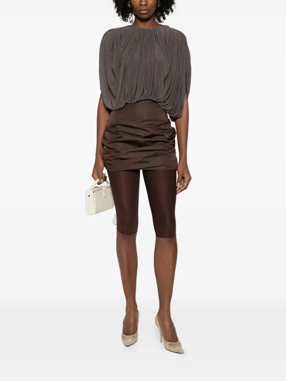 Magda Butrym draped top - Bruin