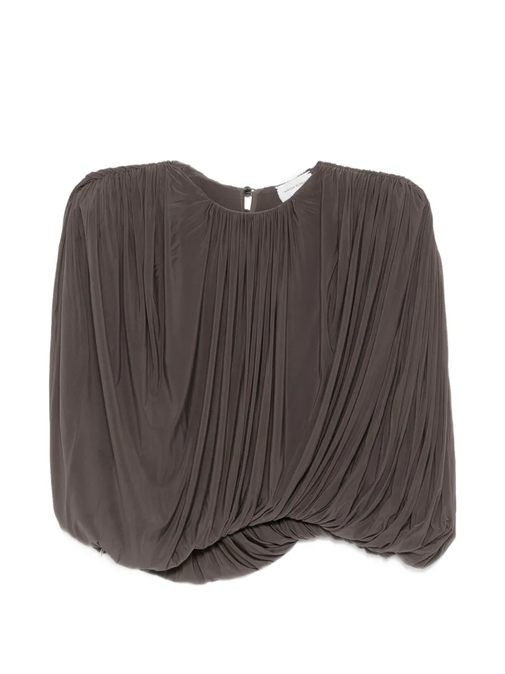Magda Butrym draped top - Brown