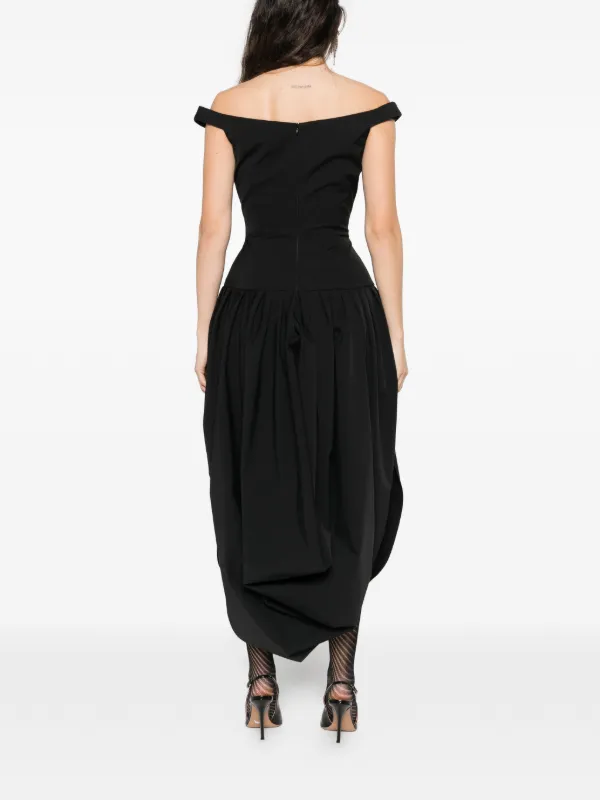 high clothing pleated dress Solid Dresses for Women 2024 Mock Neck Long Sleeve A Line Elegant Waist Maxi Dress with Belt Black at Amazon Women's store Displaying a modern mock neck Isaac Mizrahi Women's Tie Neck