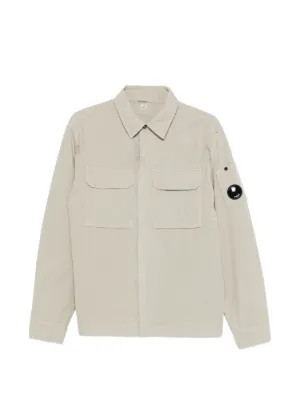 C.P. Company ジップアップ オーバーシャツ | ニュートラル | FARFETCH JP